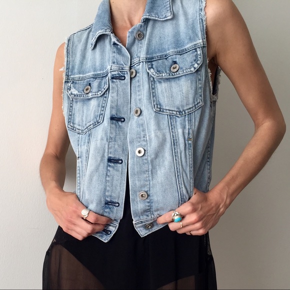 AG Denim Vest XS - Picture 2 of 11